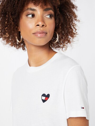 T-shirt Tommy Jeans en blanc