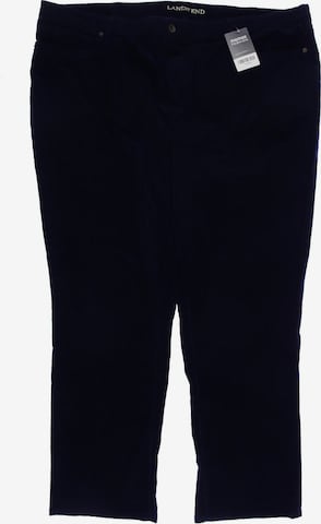 Lands‘ End Stoffhose 8XL in Blau: Vorderseite