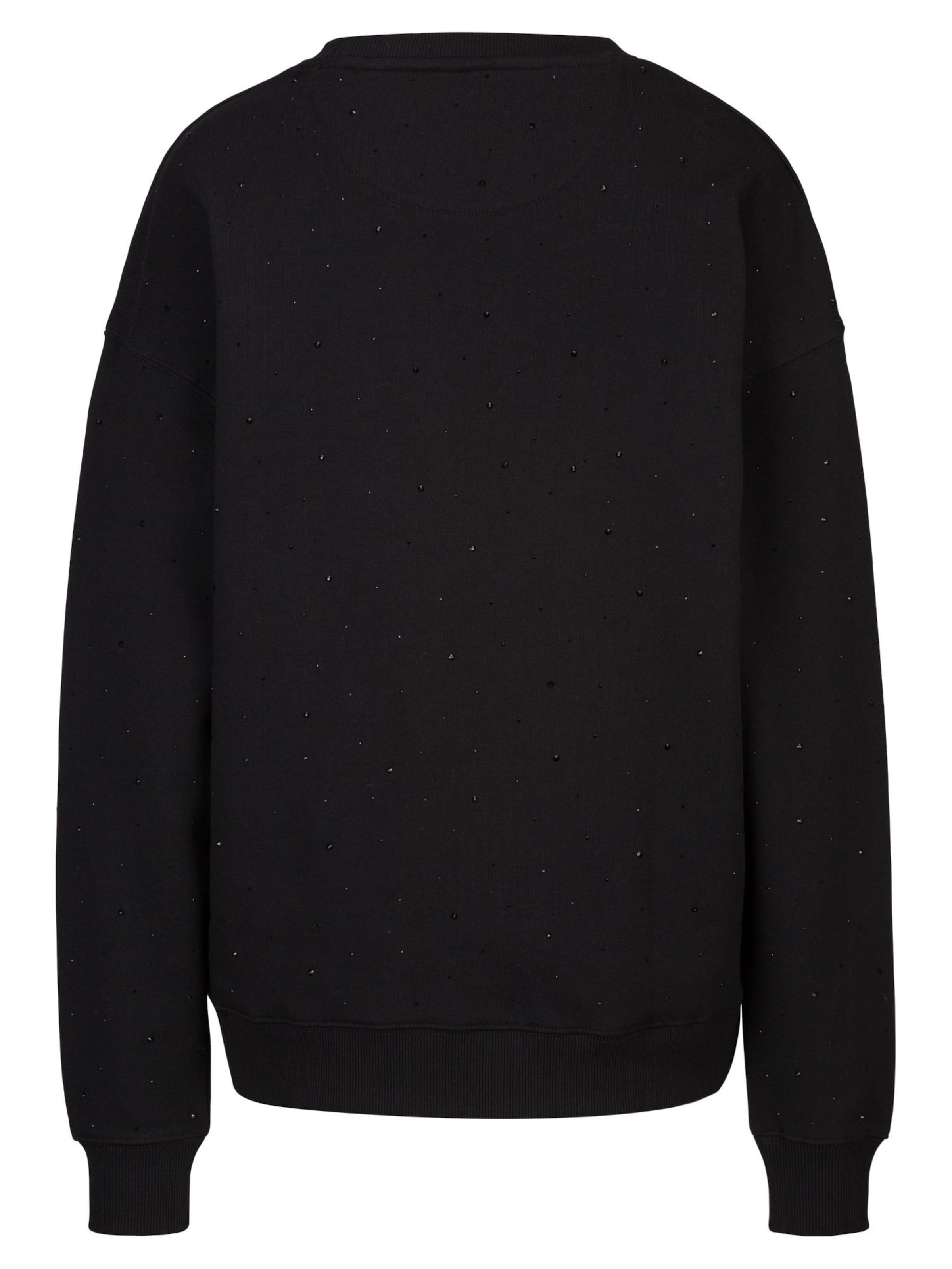 19V69 ITALIA Μπλούζα φούτερ 'Sinja Stones' σε μαύρο