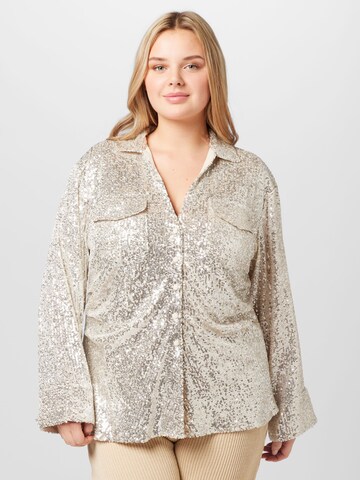 River Island Plus Blúzka - Béžová: predná strana