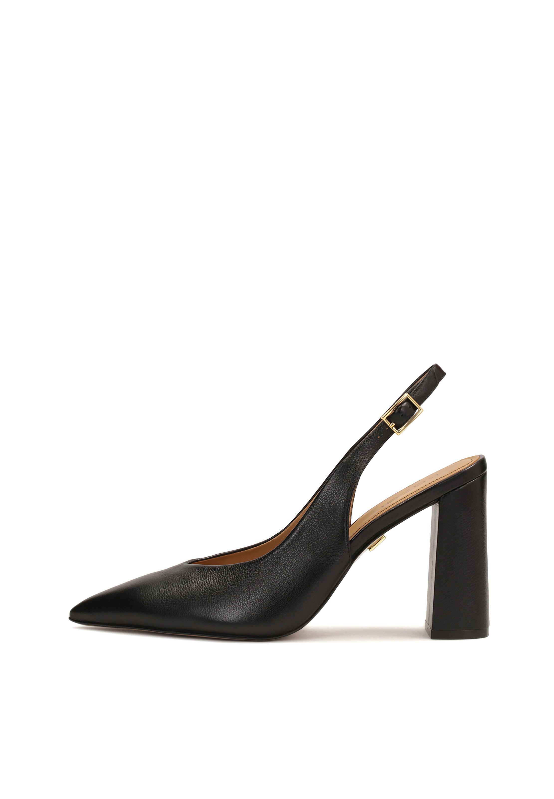 Kazar Slingback Pumps in Black: front