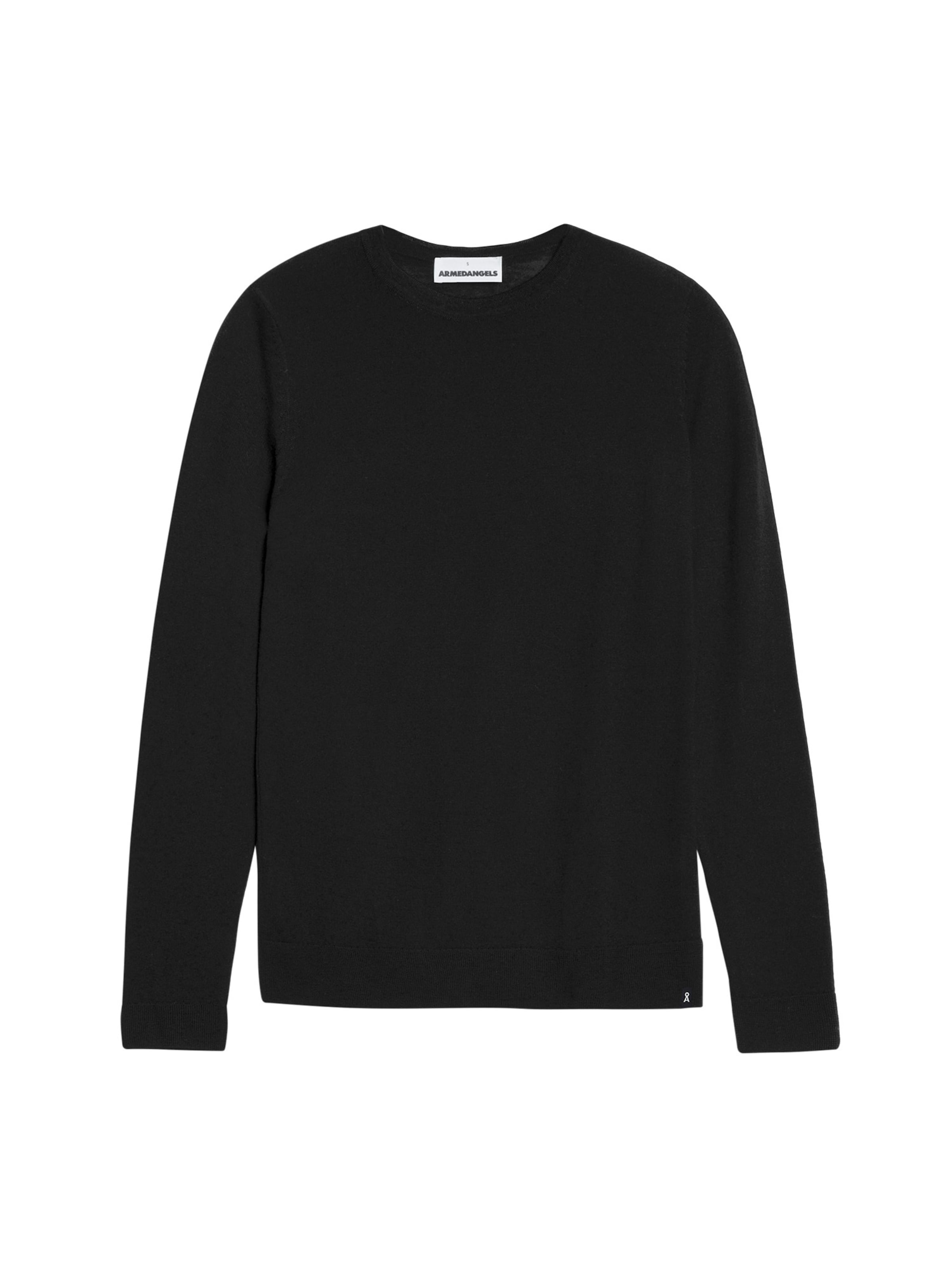 ARMEDANGELS Sweater in Black: front