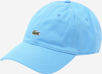 Casquette LACOSTE en bleu : devant