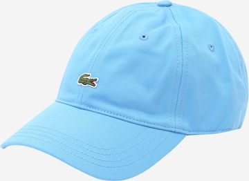 LACOSTE - Gorra en azul: frente