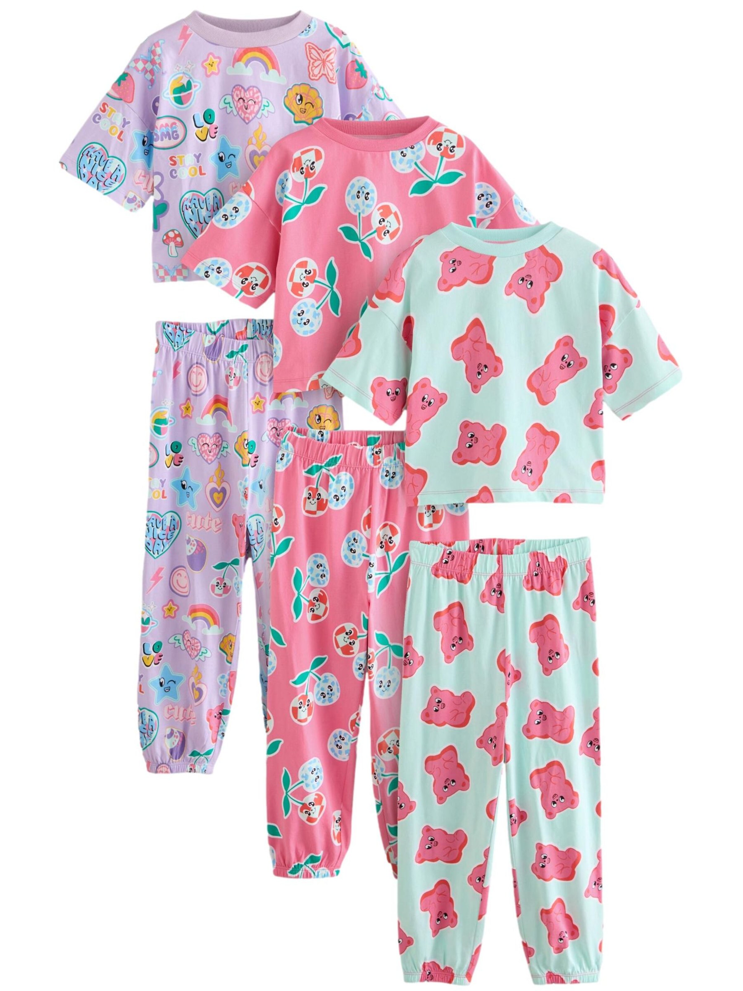 Next - Pijama en verde: frente