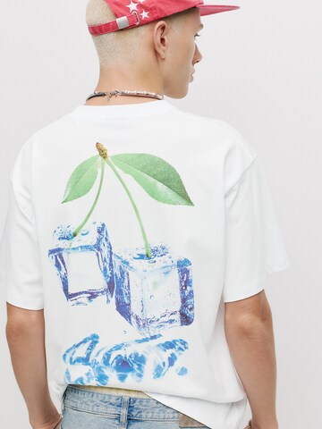 Maglietta 'STWD' di Pull&Bear in bianco