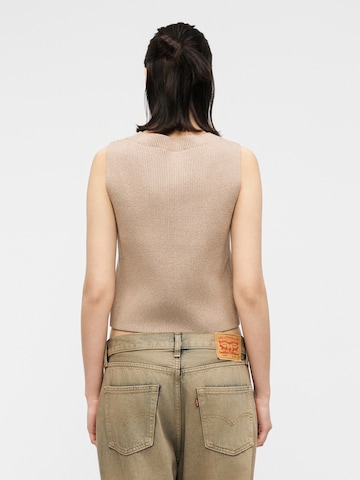 Abercrombie & Fitch - Chaleco de punto en marrón