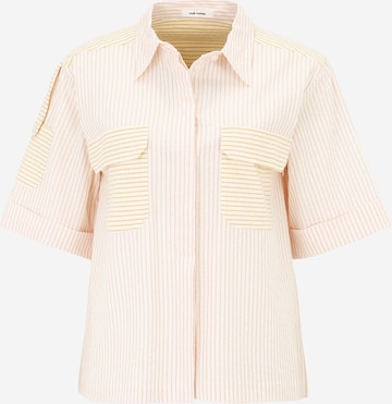 NUÉ NOTES Blouse 'Finnegan' in Beige: voorkant