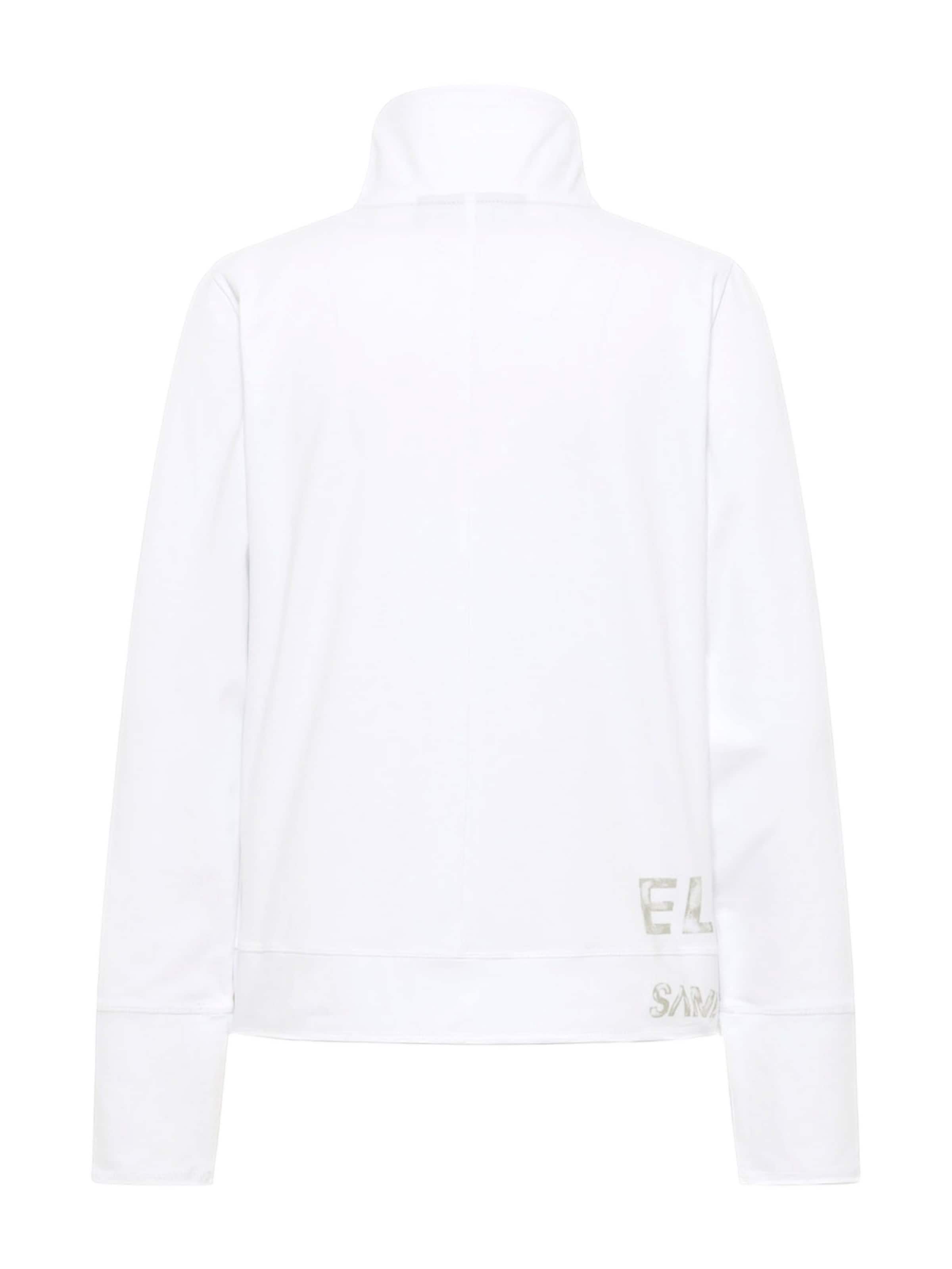 Giacca di felpa 'Enja' di Elbsand in bianco