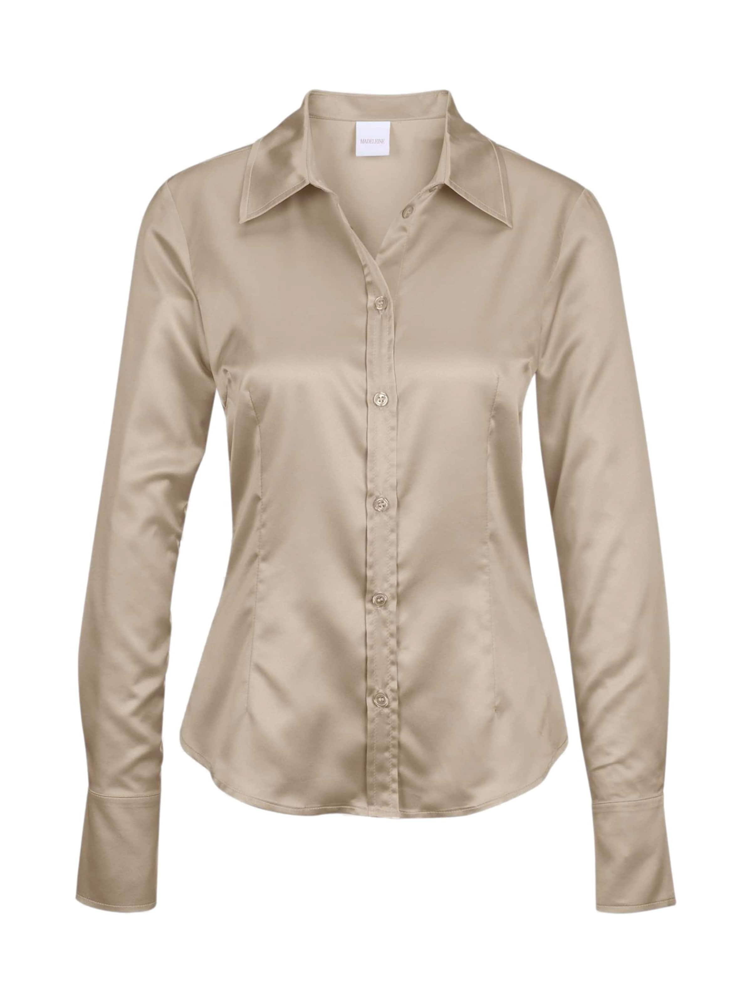 MADELEINE Blouse in Beige: voorkant