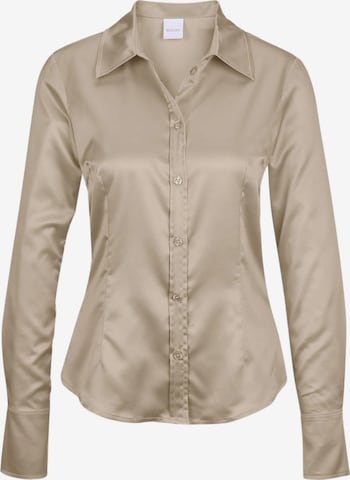 MADELEINE Bluse in Beige: Vorderseite