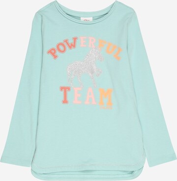 s.Oliver Shirt in Blauw: voorkant