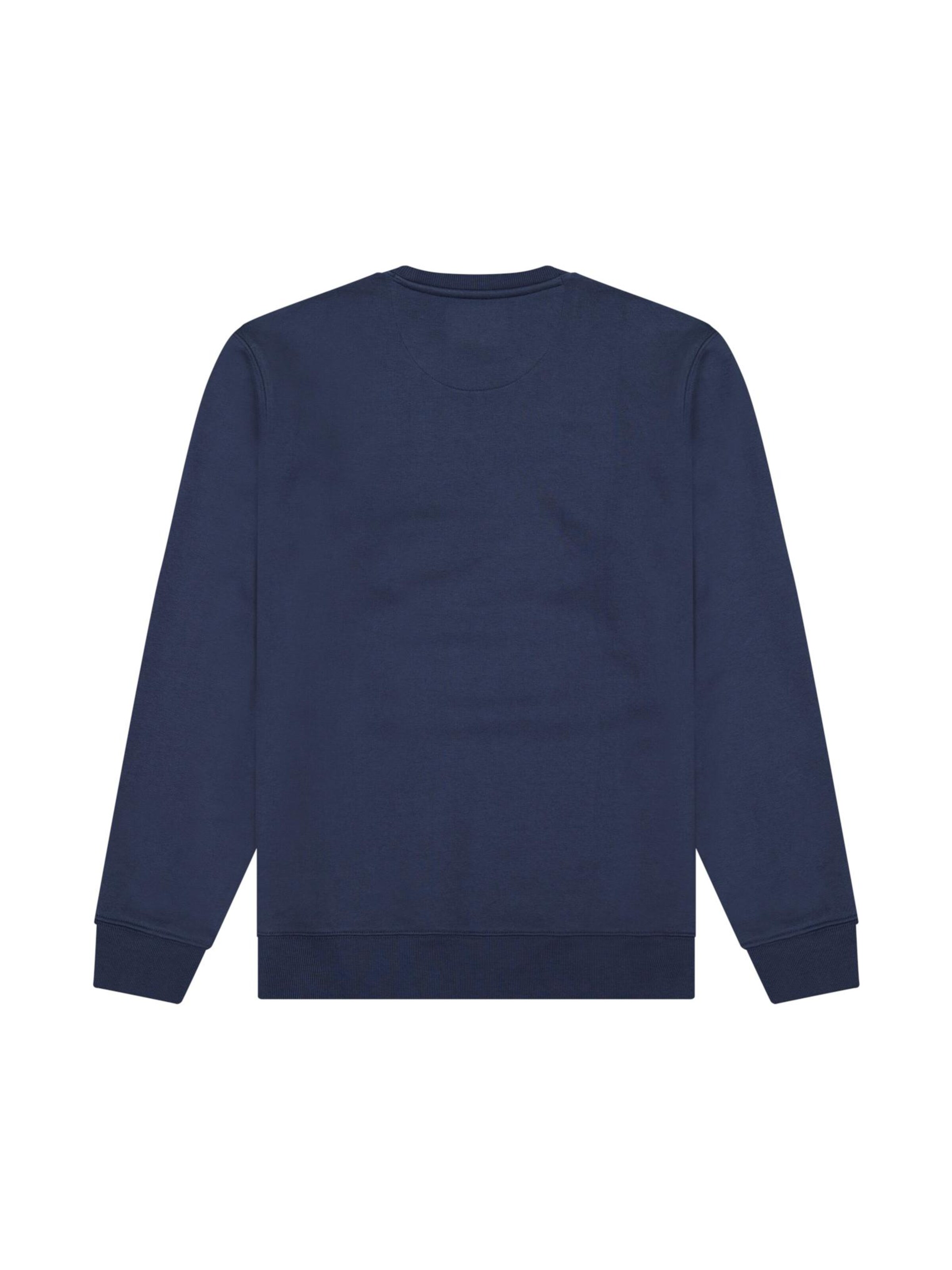 WRANGLER Sweatshirt 'Embroidery Crew' in Blue
