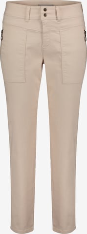 Coupe slim Pantalon Betty & Co en beige : devant