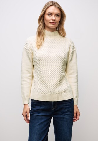 STREET ONE Sweater in Beige: front