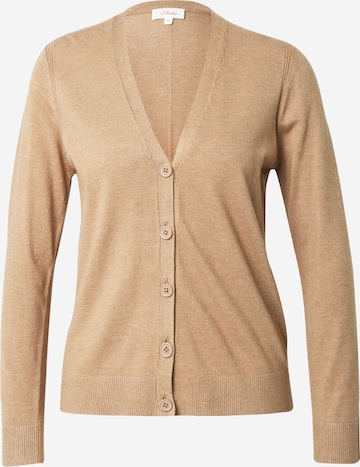 s.Oliver Knit cardigan in Brown: front