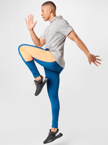 UNDER ARMOUR Skinny Sporthose 'Challenger' in Blau