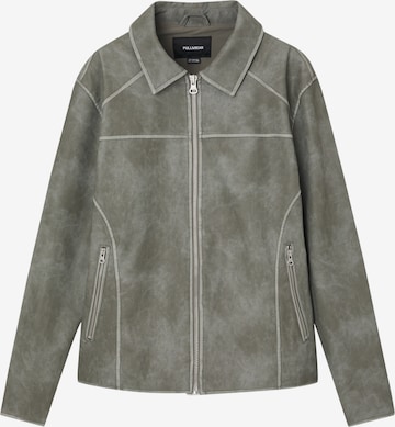 Veste mi-saison Pull&Bear en gris : devant