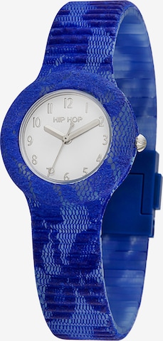Hip Hop Analoog horloge 'Lace' in Blauw: voorkant
