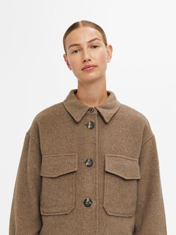 OBJECT Between-seasons coat 'Ella' in Brown