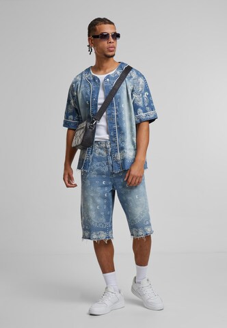 Karl Kani Comfort fit Overhemd in Blauw