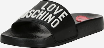 Love Moschino Pantofle – černá: přední strana