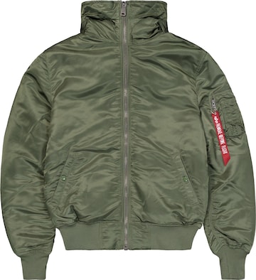 ALPHA INDUSTRIES Talvejope 'Ma-1', värv roheline: eest vaates