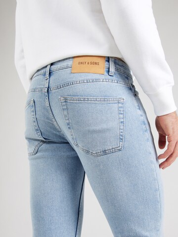 Slimfit Jeans 'ONSLoom' di Only & Sons in blu