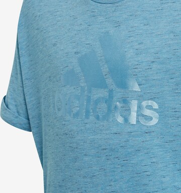 ADIDAS PERFORMANCE - Camisa funcionais 'Bos' em azul