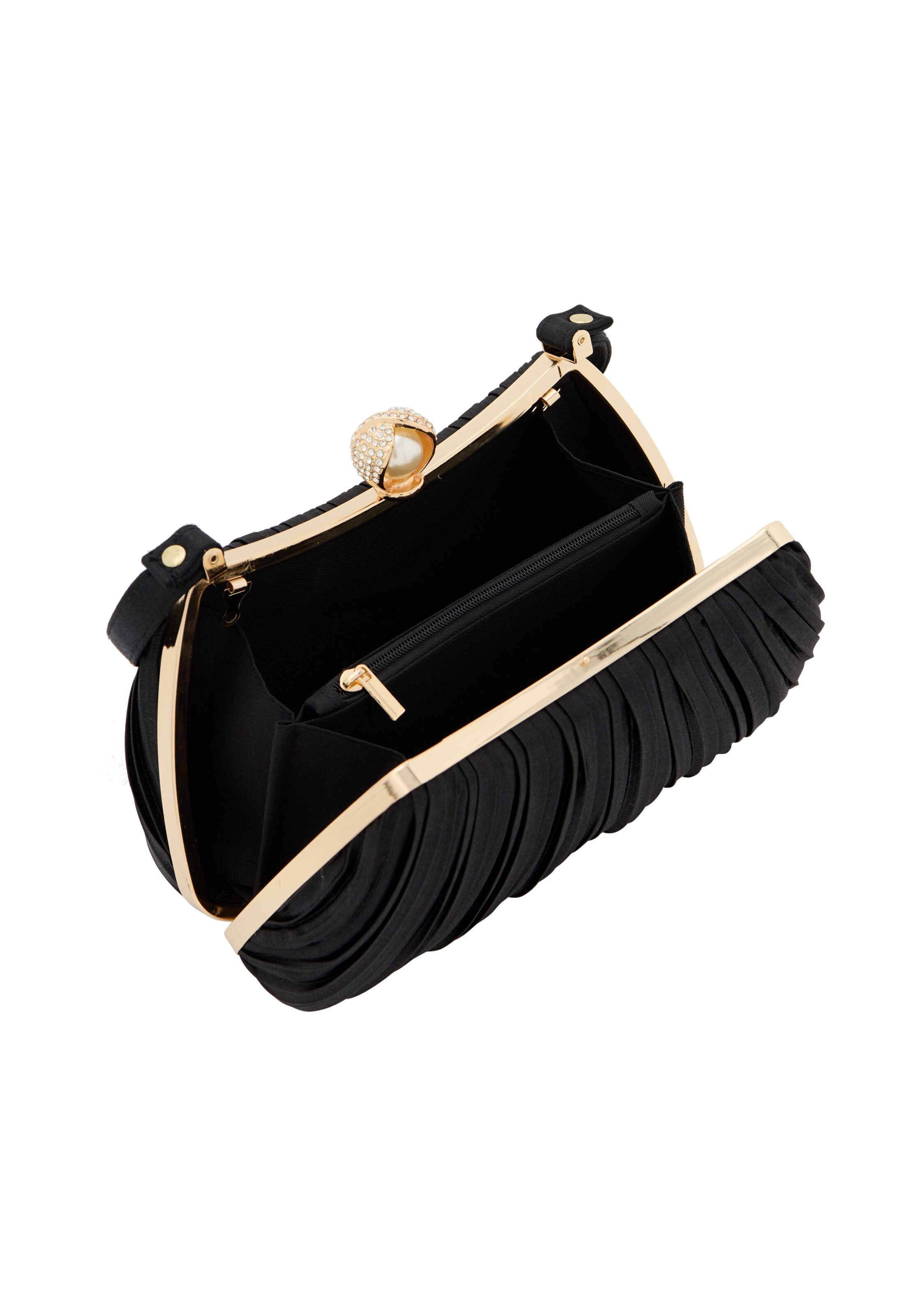 Sac bandoulière 'Minaudière' faina en noir