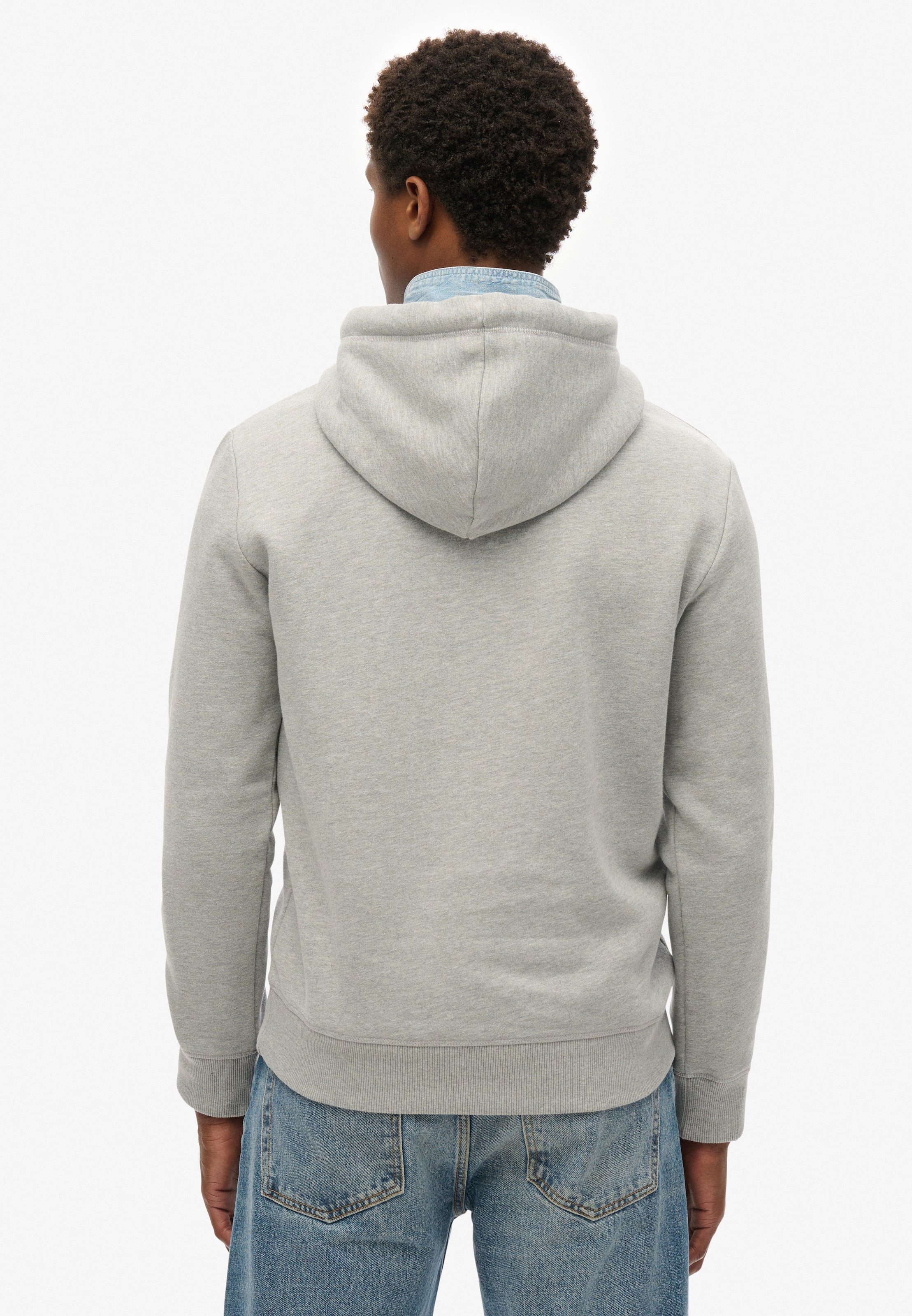 Sweat-shirt 'Heritage' Superdry & Co en gris