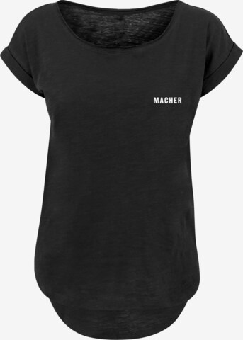 T-shirt 'Macher' F4NT4STIC en noir : devant