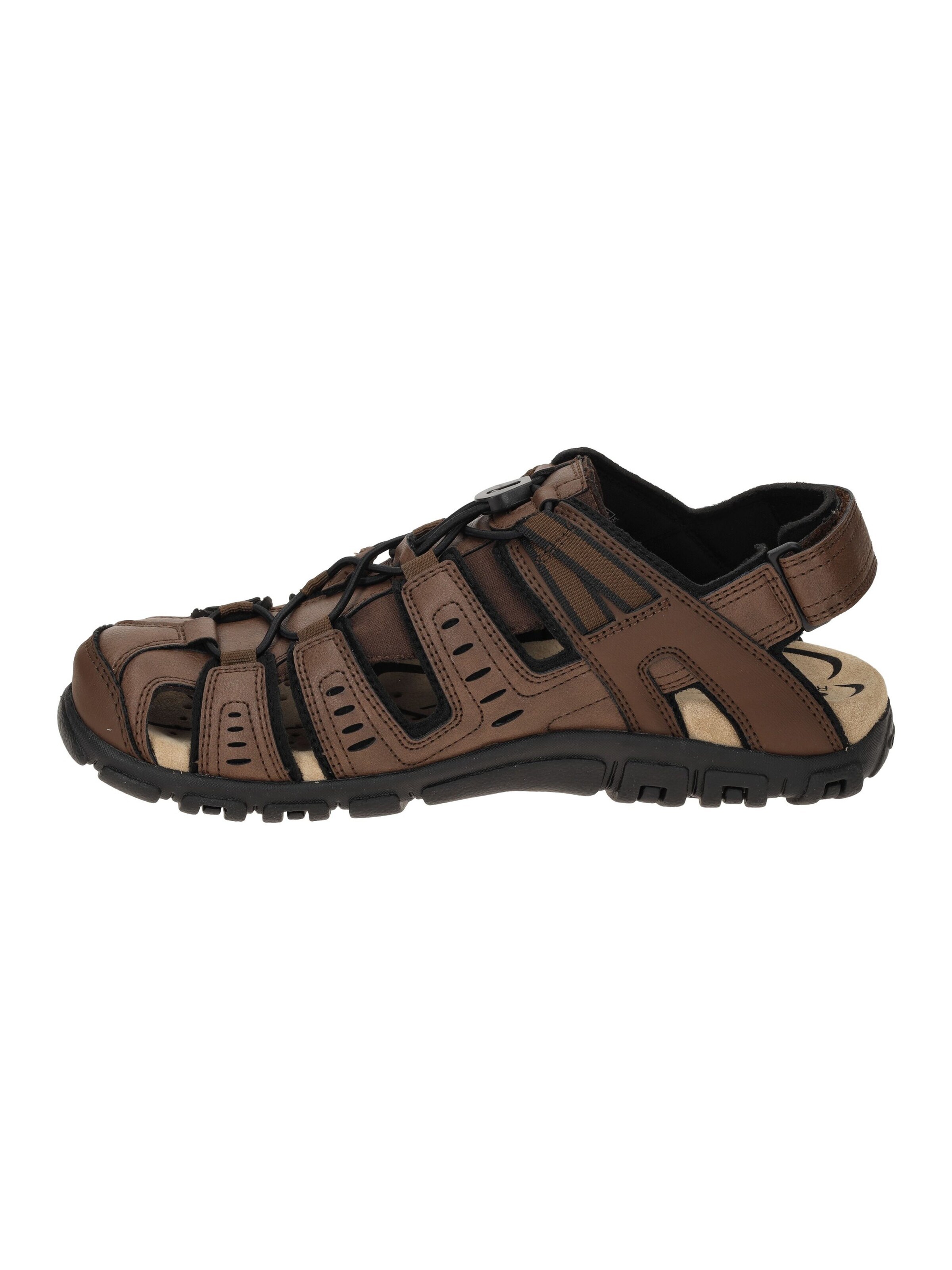 GEOX Sandals 'Geox Strada  U4524C' in Brown