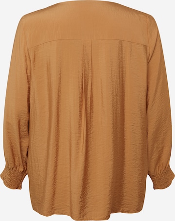 Camicia da donna 'MILLA' di Zizzi in marrone