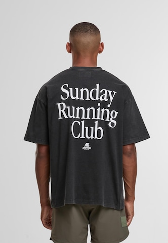 Another Cotton Lab Shirt 'SRC' in Zwart: voorkant