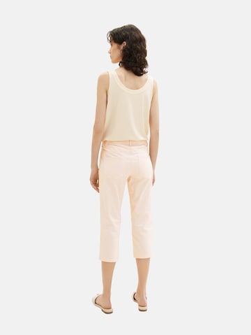 Coupe slim Pantalon TOM TAILOR en beige