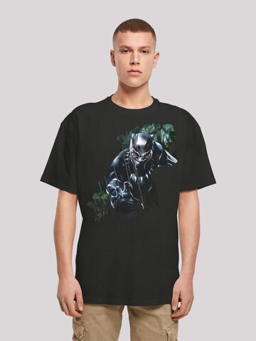 F4NT4STIC Shirt 'Marvel Black Panther' in Zwart: voorkant