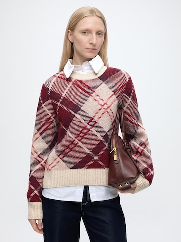 Pull-over 'Stevie' Barbour en rouge