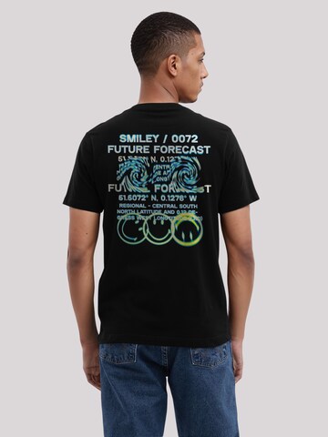 F4NT4STIC T-Shirt 'Smiley Originals Future Forecast Streetwear Front' in Schwarz