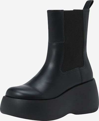 Monki Chelsea Boots en noir, Vue avec produit