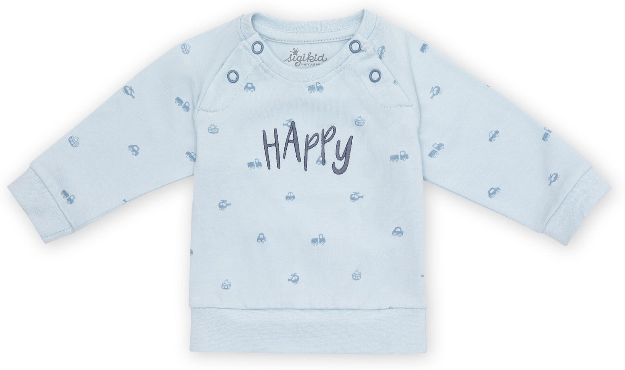 Kinder Bekleidung SIGIKID T-Shirt in Rauchblau, Hellblau - LN82108 Kinder Bekleidung SIGIKID T-Shirt in Rauchblau, Hellblau - LN82108