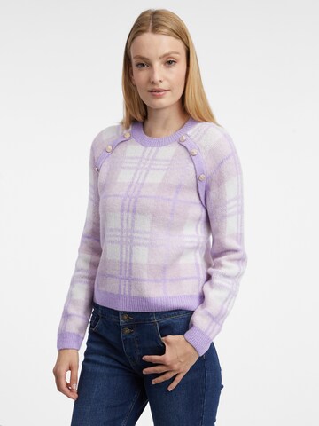 Orsay Sweater in Purple: front