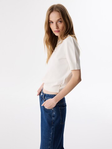 Pull-over Twist en beige