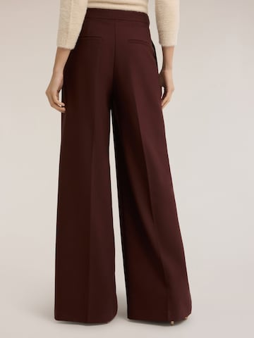 MOTIVI Wide leg Trousers in Brown