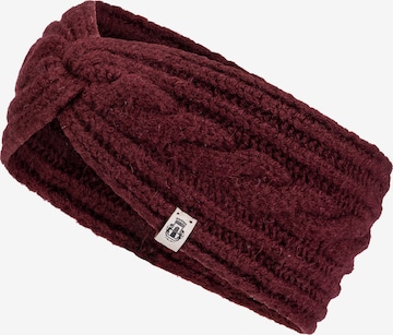 Fascia per la testa 'CABLED CHARM' di Roeckl in rosso: frontale