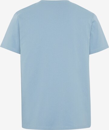 Detto Fatto Shirt ' mit Statement-Schriftzug ' in Blue