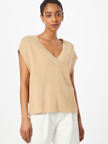 ESPRIT Sweater in Beige: front