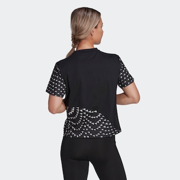ADIDAS PERFORMANCE Λειτουργικό μπλουζάκι 'Run It Brand Love' σε μαύρο