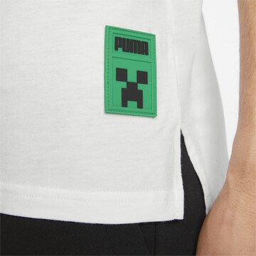 Maglia funzionale di PUMA in bianco