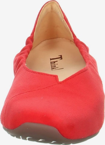 THINK! Ballet Flats in Red